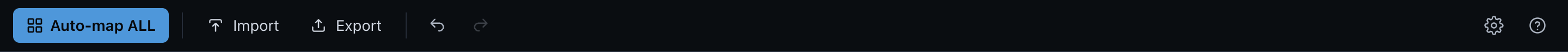 Export button — for a file-imported model